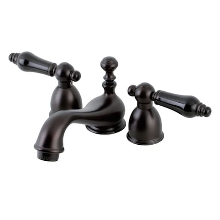 Kingston Brass KS3955PKL Duchess Mini-Widespread Bathroom Faucet, Oil Rubbed Bronze KS3955PKL